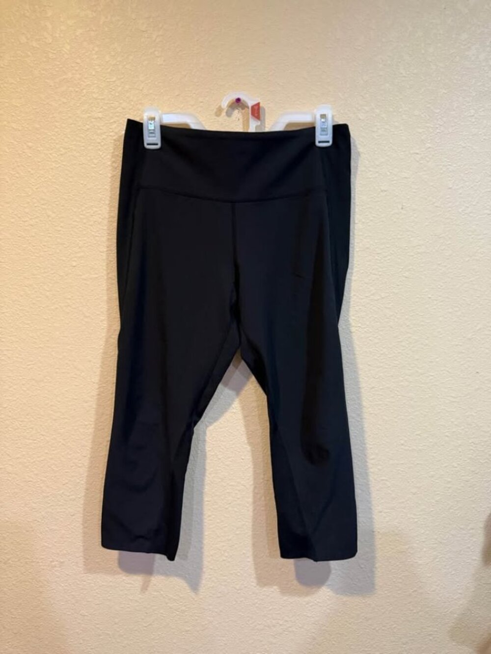 Athleta Ultimate Dobby Mesh Capri Leggings Black Size SP